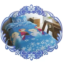 Trapuntino Copriletto Frozen Sisters Disney Singolo Una Piazza M865 -Disney trapuntino copriletto frozen sisters disney singolo una piazza m865 1