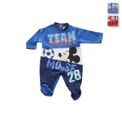 Tutina Neonato Mickey Mouse Disney In Cotone Da 0 A 9 Mesi WD101279 S310
