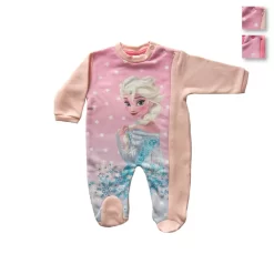 Tutina Per Neonata In Ciniglia Frozen Di Disney Da 6 A 24 Mesi WD101346 V402