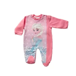 Tutina Per Neonata In Ciniglia Frozen Di Disney Da 6 A 24 Mesi WD101346 V402 -Disney tutina neonata in ciniglia frozen petalo 11